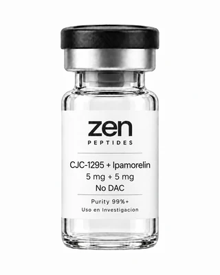 CJC-1295 sin DAC + Ipamorelin · 10 mg (5+5) · Zen Peptides